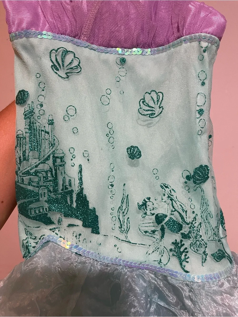 The little mermaid princess dress size 4